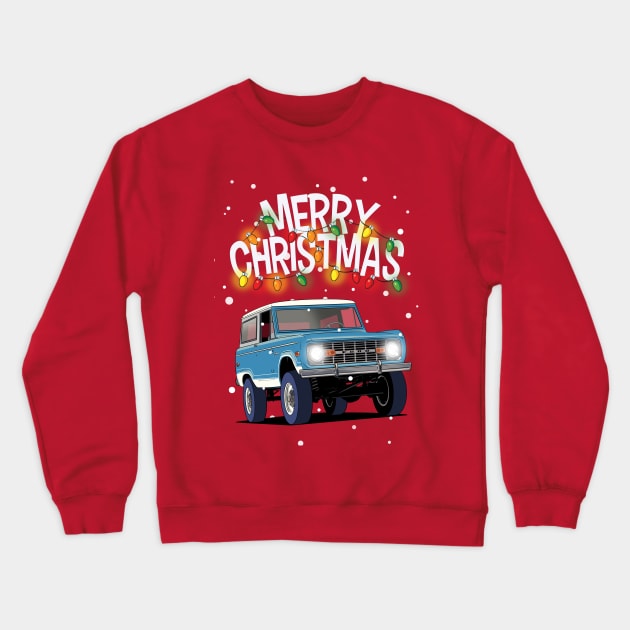 Ford Bronco Christmas Sweater design Ford Trucks Crewneck Sweatshirt TeePublic